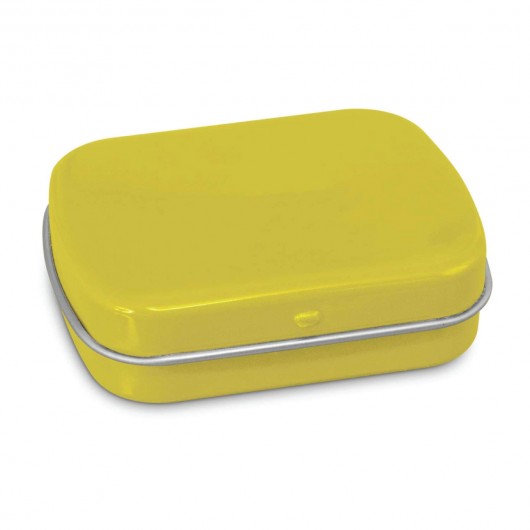 Small Tin Logo Mints yellow